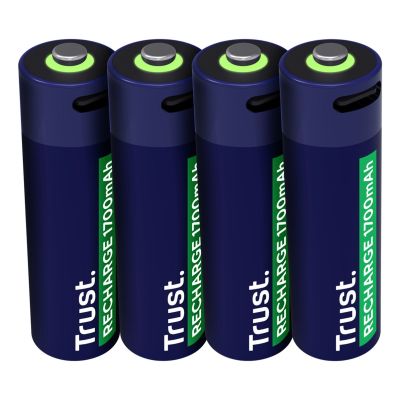 AA Trust USB-C RECHARGEABLE BATTERIES 4P