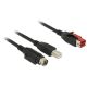 DeLOCK 85489 USB cable, USB 2.0, 3 m, USB B, Black