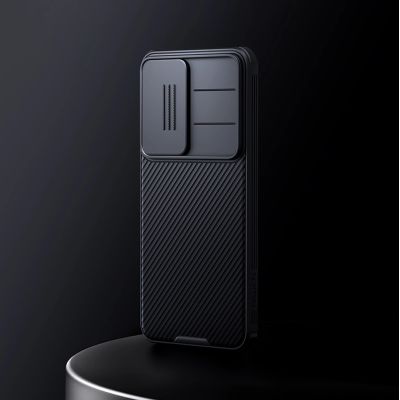 5. Nillkin CamShield Pro Case for Samsung Galaxy S25 with Camera Cover - Black