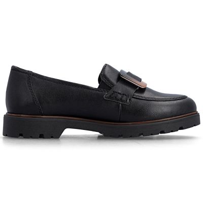 2. Women's black lords shoes Rieker 45553-00
