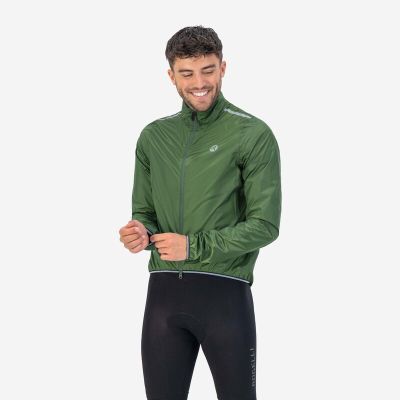 3. Rogelli ESSENTIAL rain jacket green 2XL