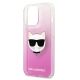 6. Karl Lagerfeld Choupette Head Case for iPhone 13 Pro Max - Pink