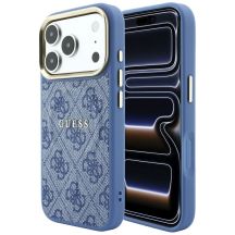 Guess Embossed 4G Classic MagSafe Case for iPhone 17 Pro Max / 18 Pro Max - Blue
