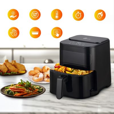 15. Extralink HOME AIR FRYER 5.2L EU SJ-520 Single 5.2L Hot Air Fryer Black