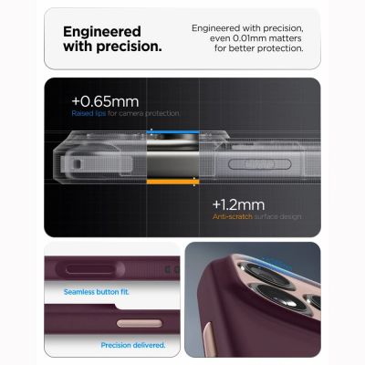 7. Spigen Nano Pop MagSafe Case for iPhone 18 Pro / 17 Pro – Dark Cherry
