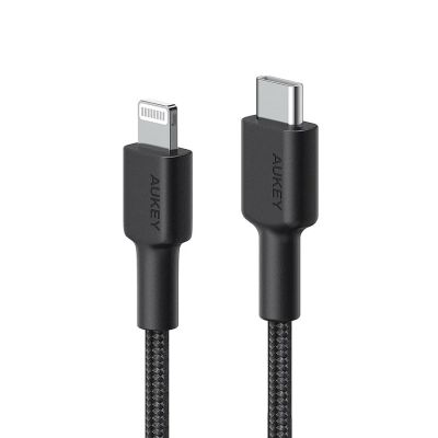 AUKEY CB-CL03 NYLON USB C-LIGHTNING CABLE 2M PD