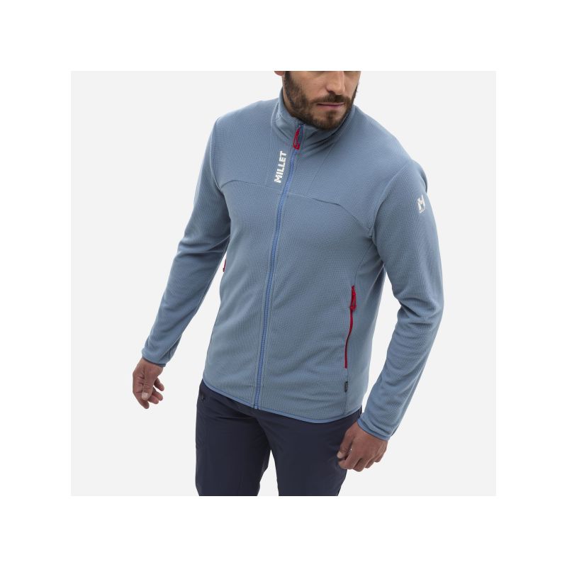 3. MILLET Ubic Lightgrid Jkt M men's sweatshirt blue
