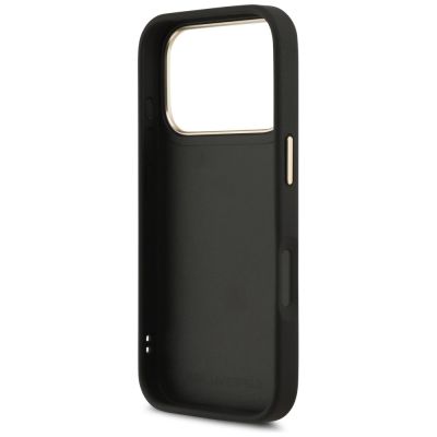 7. Karl Lagerfeld Karl Script Logo Case for iPhone 17 Pro - Black