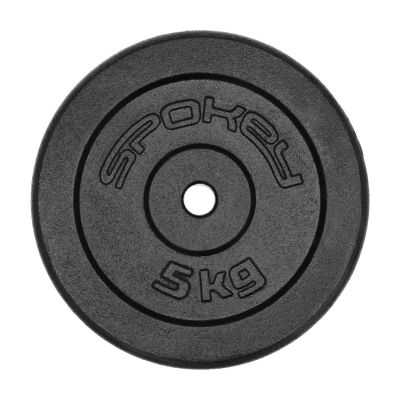 2. Cast iron weight 5kg Spokey Sinis H SPK-944484