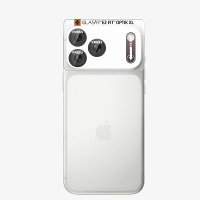 3. Spigen Optik Pro XL GLAS.TR EZ FIT Tempered Glass for iPhone 18 Pro Max - Dark Cherry