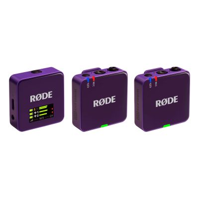 3. RODE Wireless GO III Purple - Wireless Microphone System (Purple)