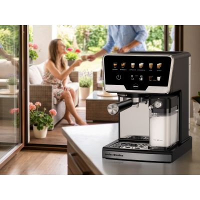 33. ELDOM PRESSURE ESPRESSO MACHINE ECK1 1300W 20 BAR, MILK TANK, 6 AUTOMATIC PROGRAMS, 2 MANUAL PROGRAMS