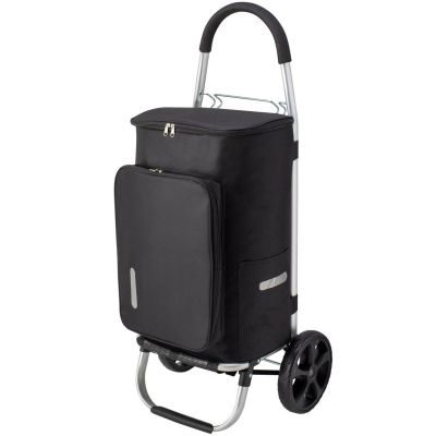 PREMIUM BLACK SHOPPING TROLLEY SEMI LINE