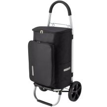 PREMIUM BLACK SHOPPING TROLLEY SEMI LINE