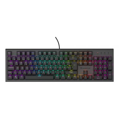4. GENESIS Thor 303 Gaming Keyboard USB QWERTZ German Black