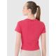 2. Women's slim ribbed t-shirt 4F 4FRSS25TTSHF2696-54S