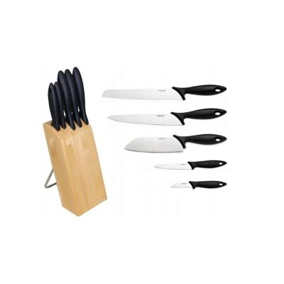 Set of 5 knives in a block FISKARS 1023782 Essential