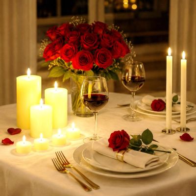 7. CANDLE SET 9 PCS