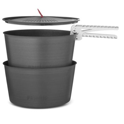 Primus 740320 Camping Cookware Set 2.3L Aluminum, Black