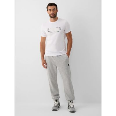 4. Men's slim T-shirt with print 4F 4FRAW26TTSHM4666-10S