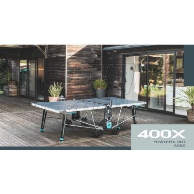 Cornilleau 400X Delta Outdoor Tennis Table Gray