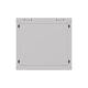 20. Wall-mounted installation rack cabinet 19" 9U 540x350 gray glass door LANBERG (FLAT PACK)