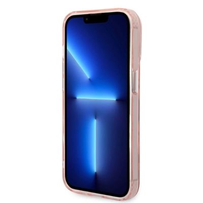 5. Karl Lagerfeld Iconic Karl&Choupette MagSafe Case for iPhone 14 Pro Max - Pink