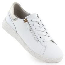 Women's white leather sneakers eVento 138