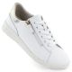 Women's white leather sneakers eVento 138