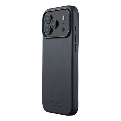 Mujjo Leather Case - leather case for iPhone 17 Pro Max compatible with MagSafe (basalt)