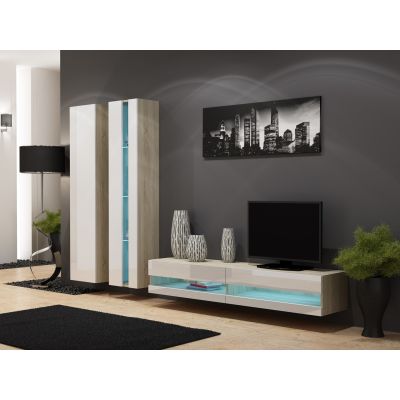 4. TV cabinet VIGO NEW'140' 30/140/40 sonoma/white