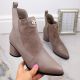 14. D&amp;A S.Barski Premium Collection high-heeled ankle boots W OLI232B, beige
