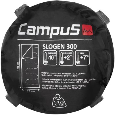 4. Campus Slogen 300 Right Sleeping Bag CUP701123404