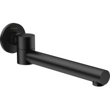 Folding bathtub spout - round