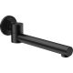 Folding bathtub spout - round