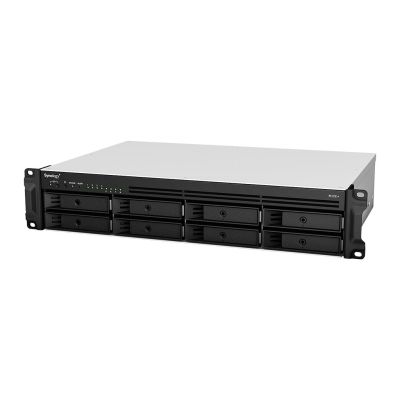 2. Synology RackStation RS1221+ NAS Rack Server (2U) Ryzen Embedded V1500B 4 GB DDR4 0 TB DiskStation Manager Black