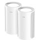 Cudy M11000 Tri-Band (2.4GHz/5GHz/6GHz) Wi-Fi 7 (802.11be) White 4 Indoor