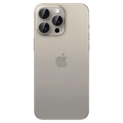 3. Spigen Optik.tR EZ Fit Camera Protector for iPhone 14 Pro / Pro Max / 15 Pro / Pro Max - Natural Titanium 2 pcs.