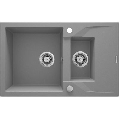 1.5-bowl granite sink with drainer ZQN_S513 5908212043639