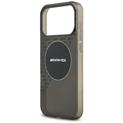 6. AMG Double Layer Transparent Smocked MagSafe Case for iPhone 17 Pro Max - Black