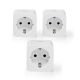 Nedis WIFIP121FWT3 Smart Plug 3680 W Home White