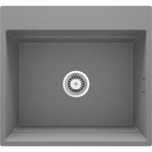 Single-bowl magnetic granite sink