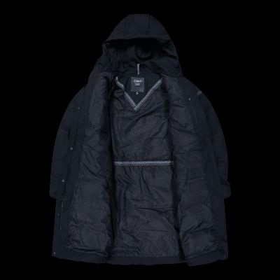 11. CMP women's winter coat with hood, waterproof, insulated, black (34K0096/N950)