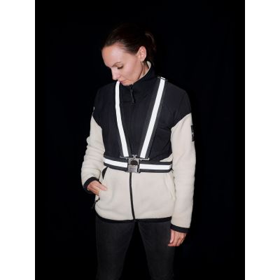 2. BOOKMAN Reflective Cross Belt Bike Harness