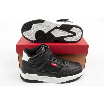 9. Levi's John SE black ankle-high Velcro children's sports shoes
