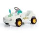 DOLU pedal car white 2685