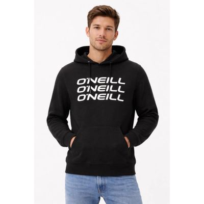 O'neill men's sweatshirt with kangaroo pocket, Triple black, fashionable