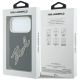 8. Karl Lagerfeld Smooth Big Resin Signature Logo Case for iPhone 18 Pro / 17 Pro - Black