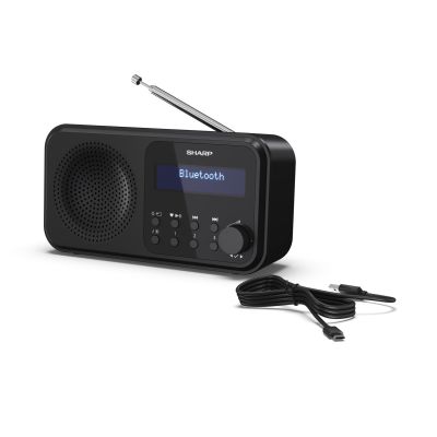 5. Sharp DR-P420 Portable Radio Black