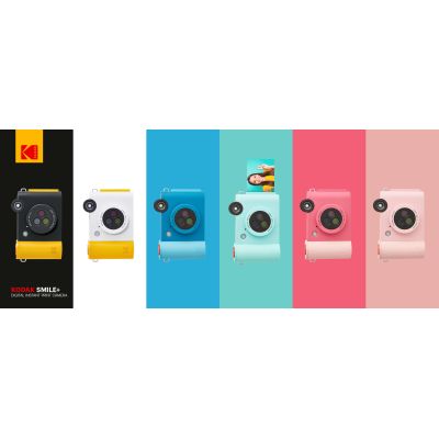 6. Kodak Smile+ 50.8 x 76.2 mm Black, Yellow